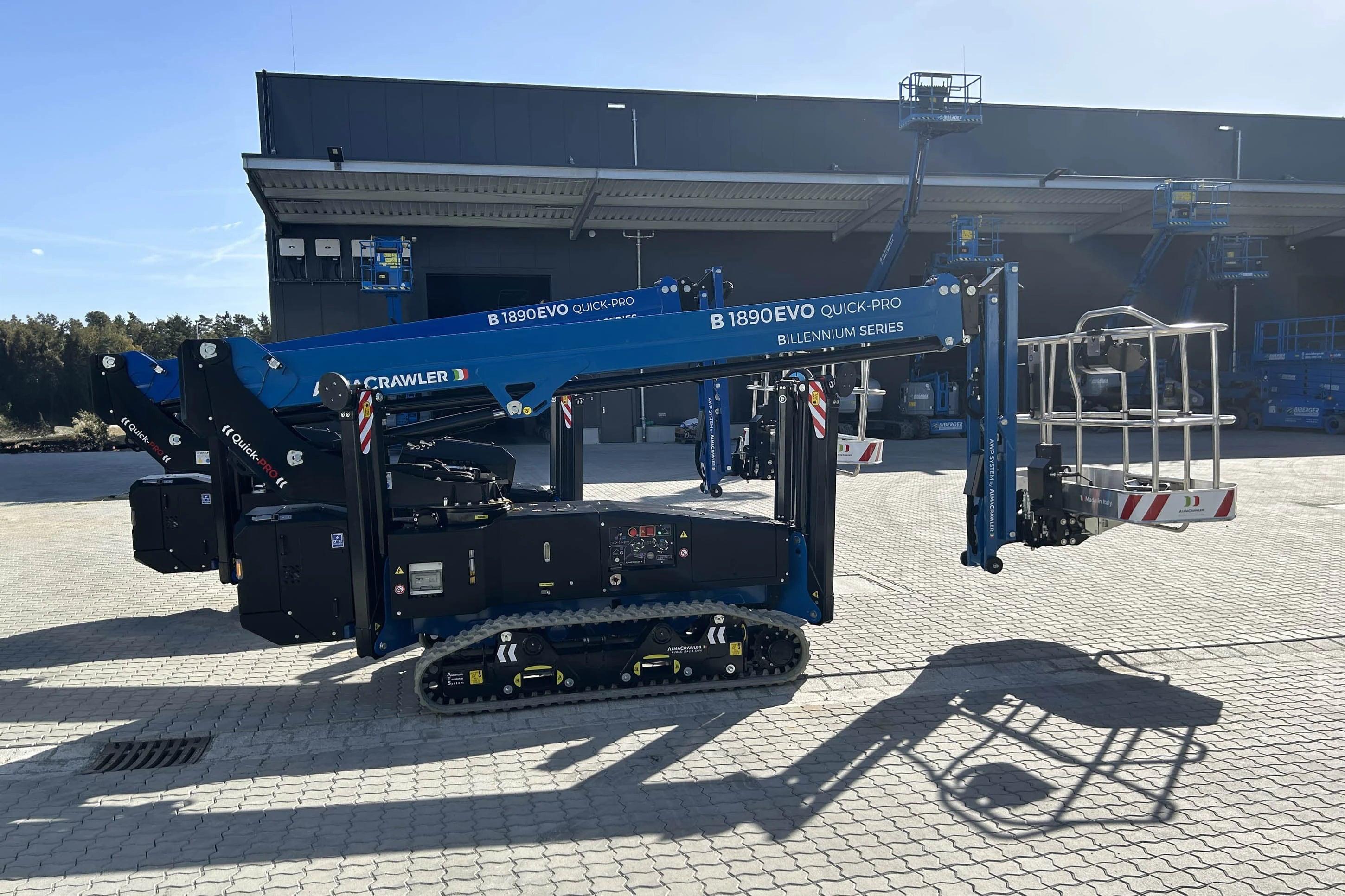 Zwei neue Billennium B 1890 EVO QUICK-PRO im Mietpark - BIBERGER