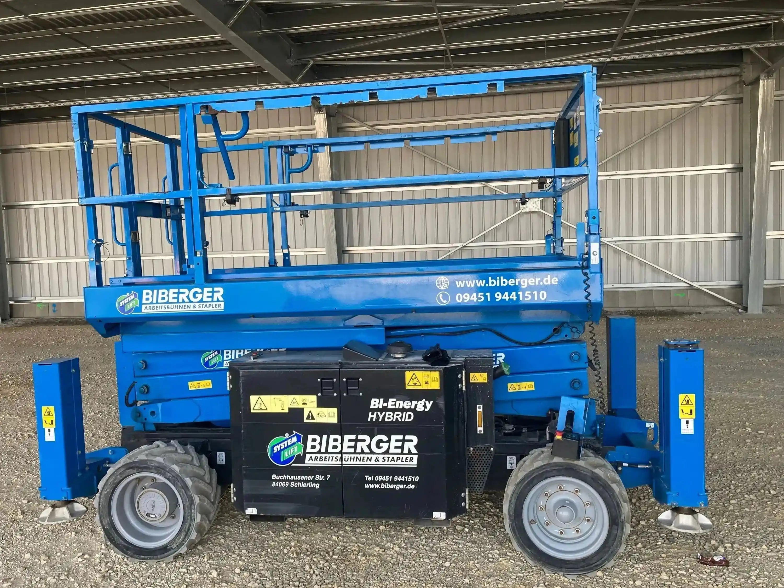 GS 2669 BE 10m, Gelände, Hybrid, kaufen, Scherenbühne, Schwerlast - BIBERGER