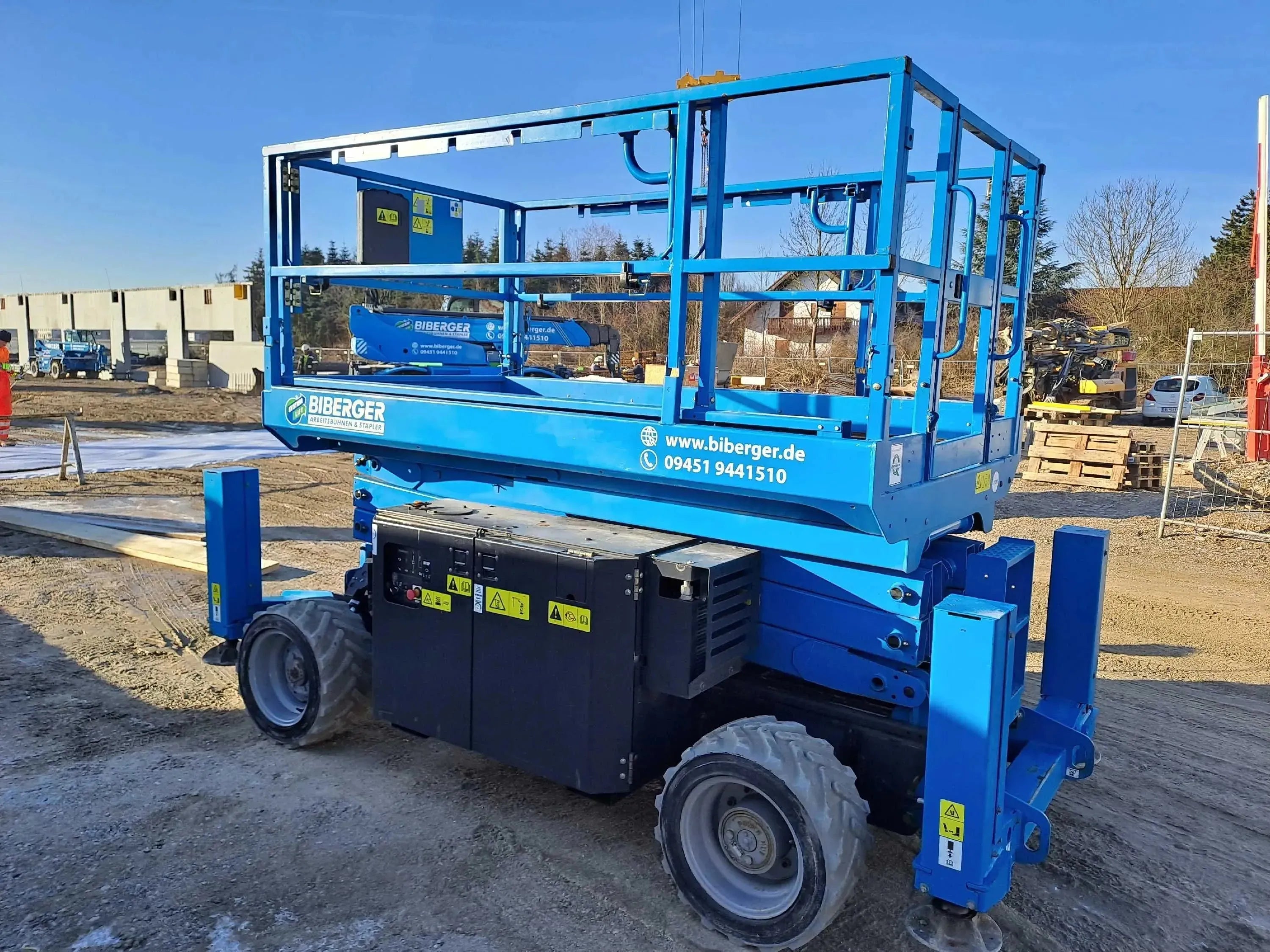 GS 2669 RT 10m, Diesel, Gelände, kaufen, Scherenbühne, Schwerlast - BIBERGER