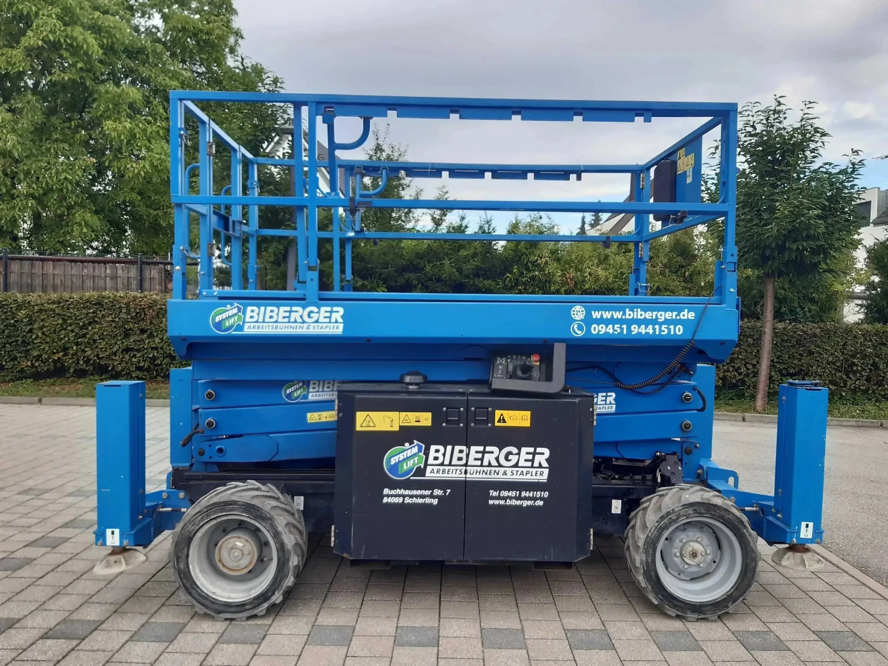 GS 2669 RT 10m, Diesel, Gelände, kaufen, Scherenbühne, Schwerlast - BIBERGER