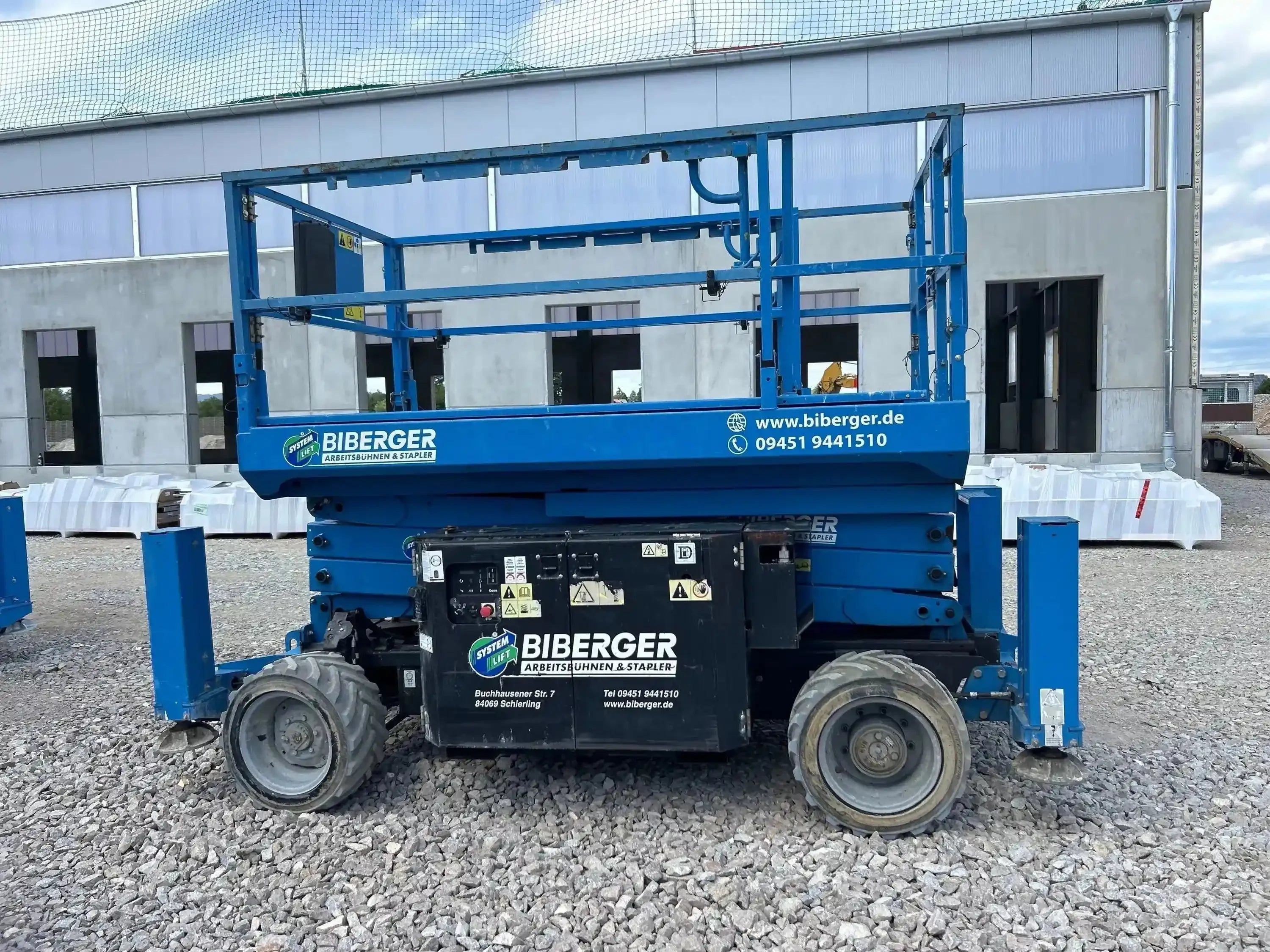 GS 2669 RT 10m, Diesel, Gelände, kaufen, Scherenbühne, Schwerlast - BIBERGER