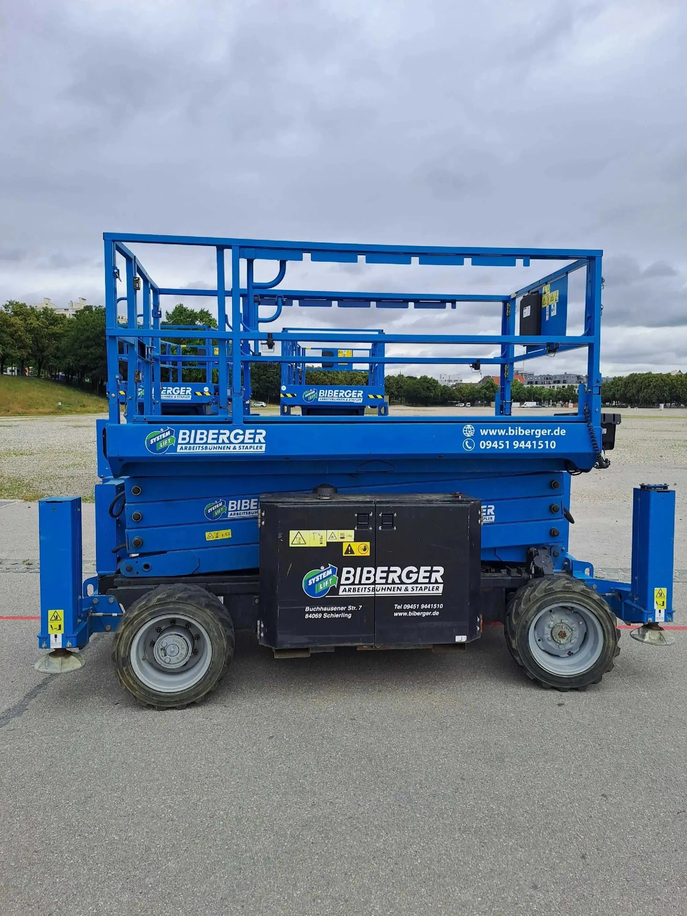 GS 3369 RT 12m, Diesel, Gelände, kaufen, Scherenbühne - BIBERGER