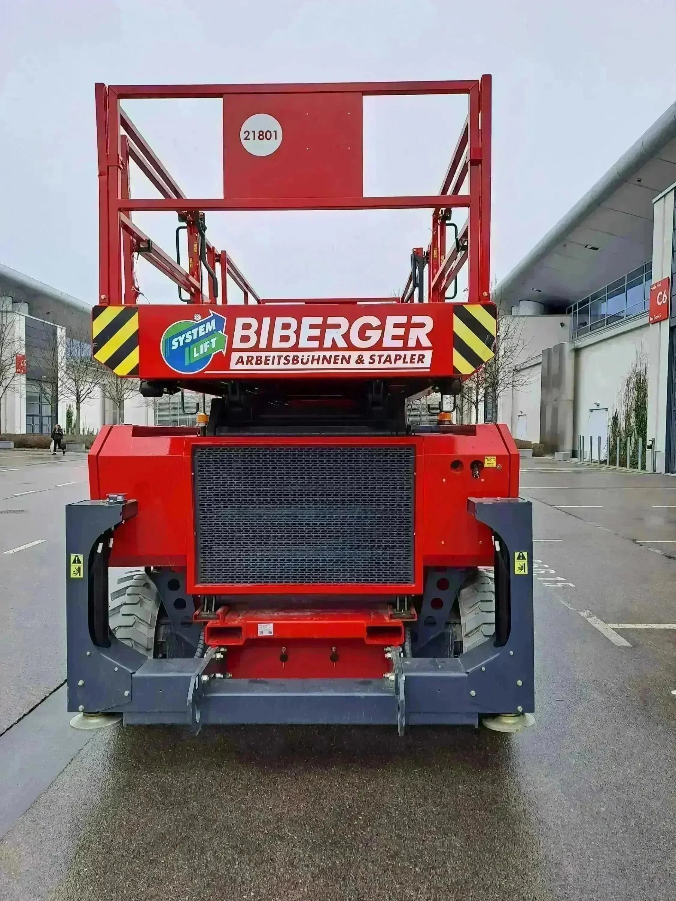 ES1823RT 18m, Diesel, Gelände, kaufen, Megadeck, Scherenbühne, Schwerlast - BIBERGER