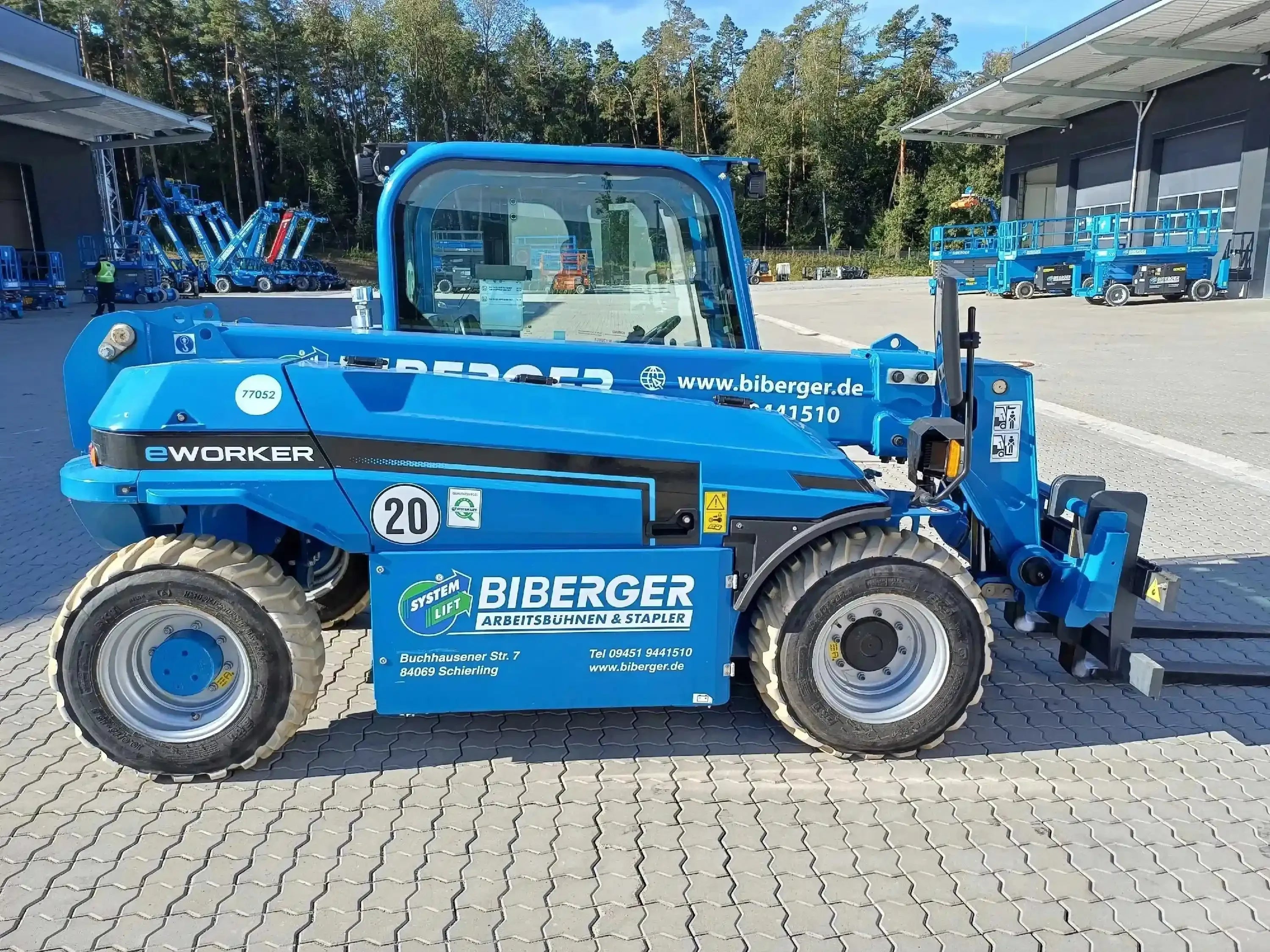 E-Worker 25.5-90 3t, elektrostapler, Gelände, kaufen, Kompakt - BIBERGER