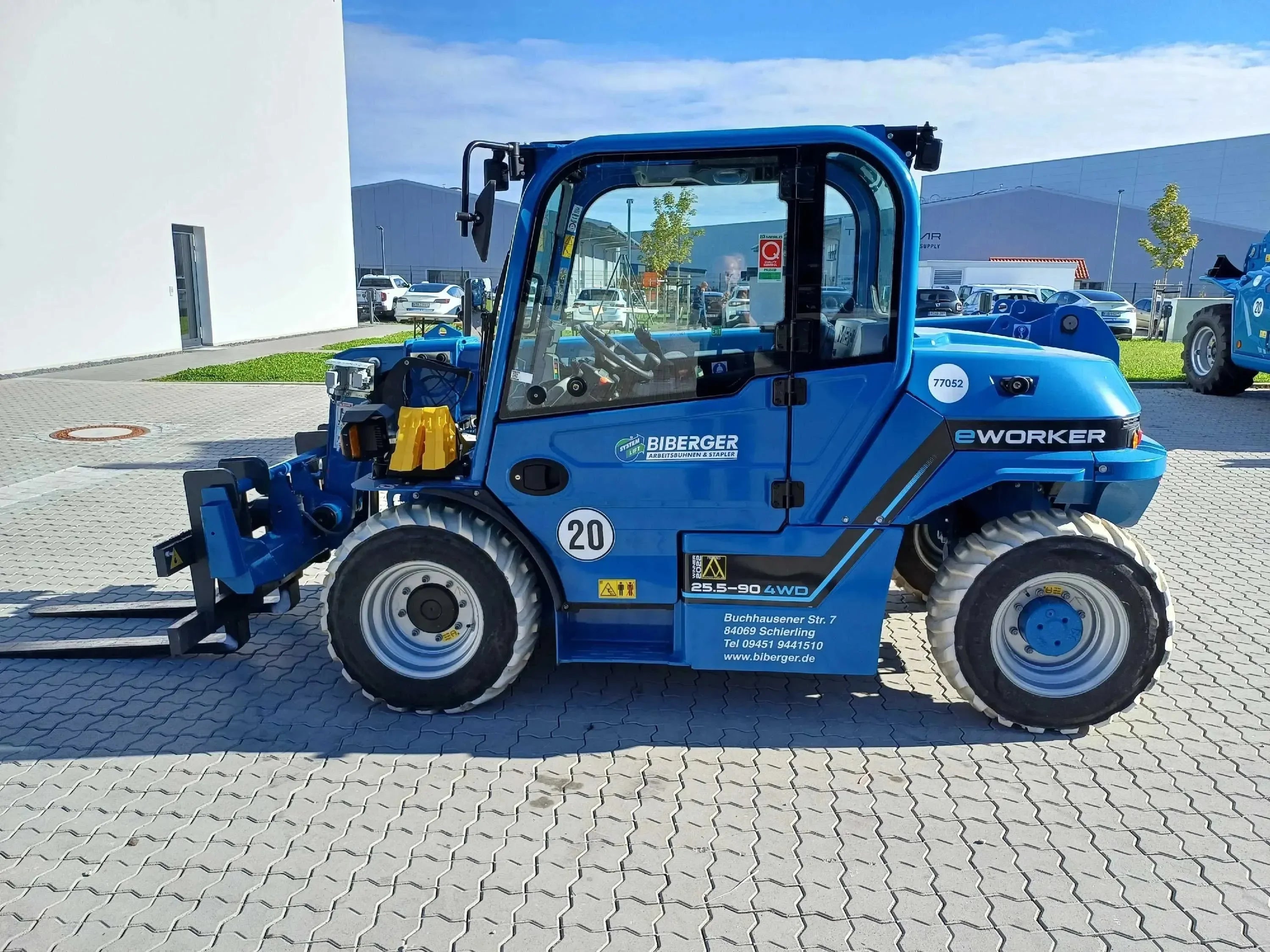 E-Worker 25.5-90 3t, elektrostapler, Gelände, kaufen, Kompakt - BIBERGER
