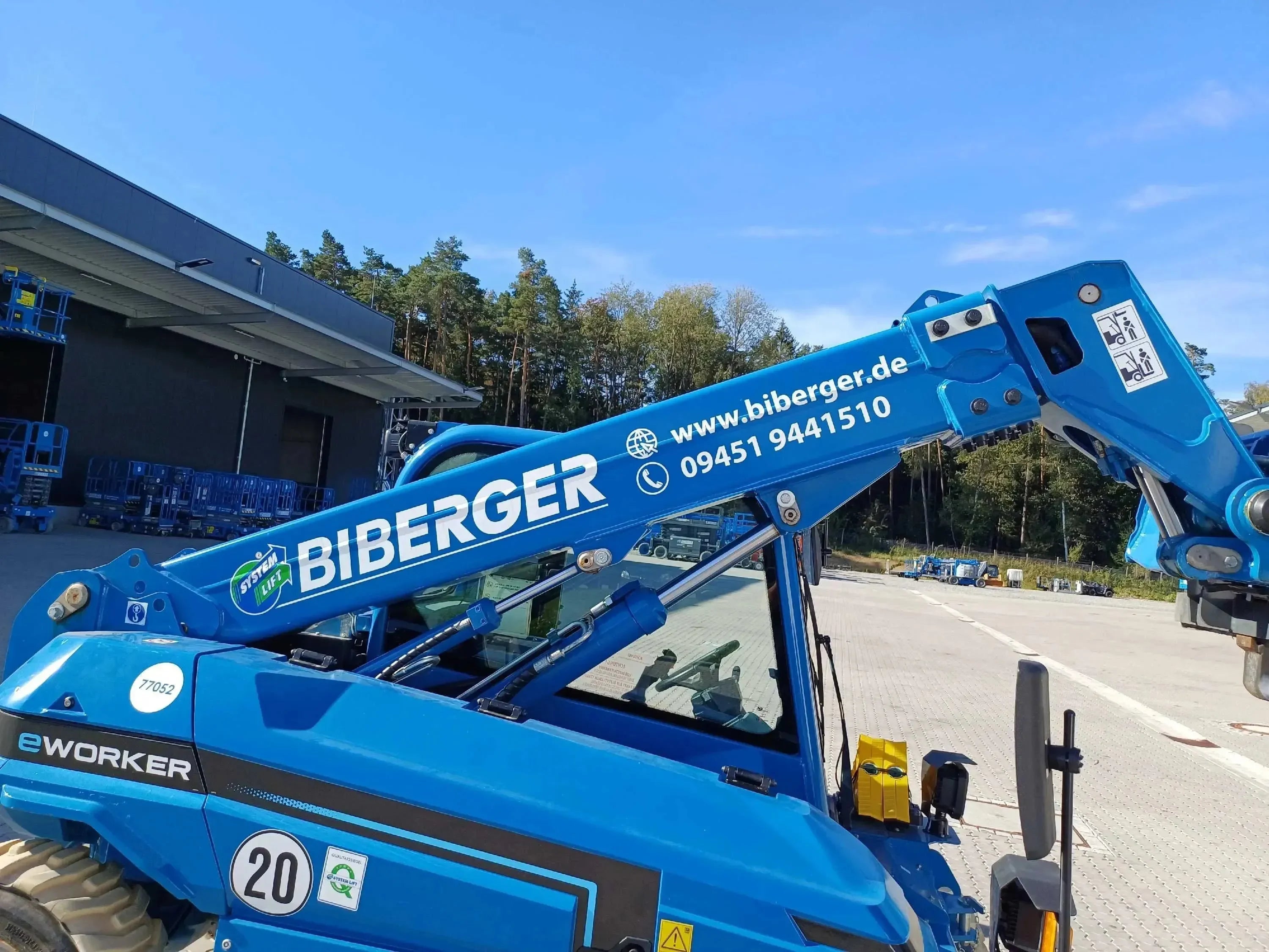 E-Worker 25.5-90 3t, elektrostapler, Gelände, kaufen, Kompakt - BIBERGER