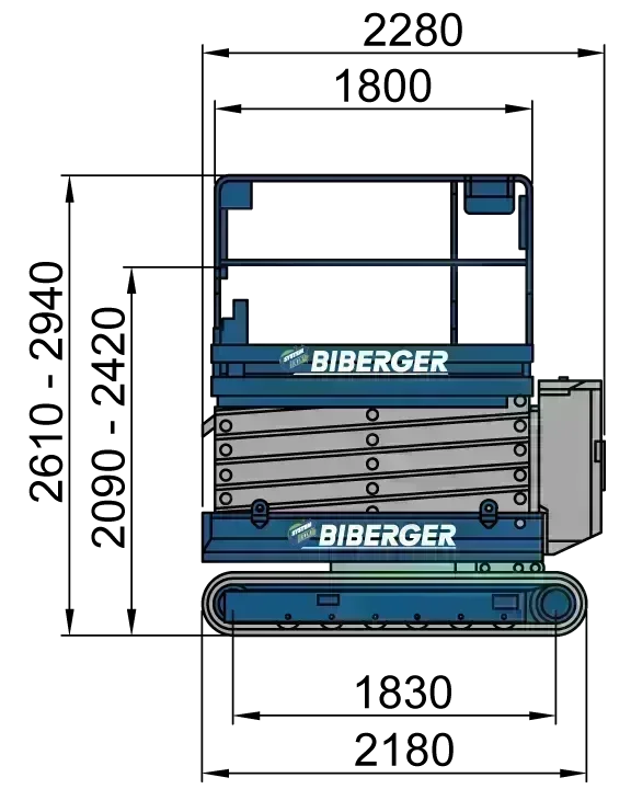 BIBI 1090-BL EVO Mieten - BIBERGER