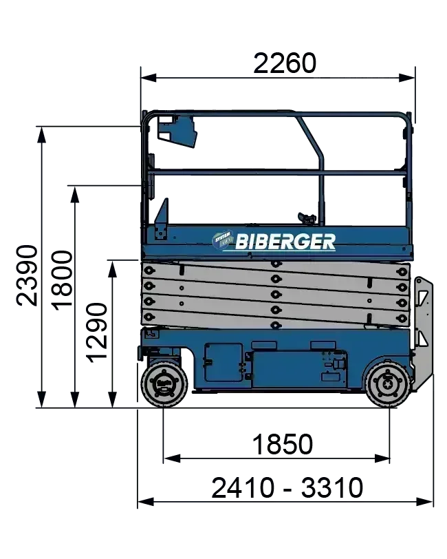 GS 3246 12m, Elektro, kaufen, Scherenbühne - BIBERGER