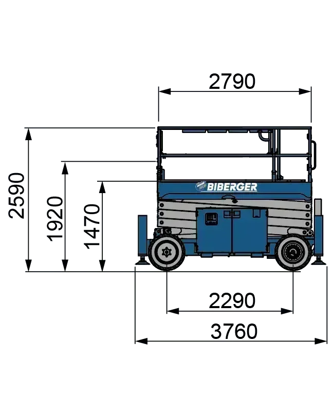 GS 3369 RT Mieten - BIBERGER