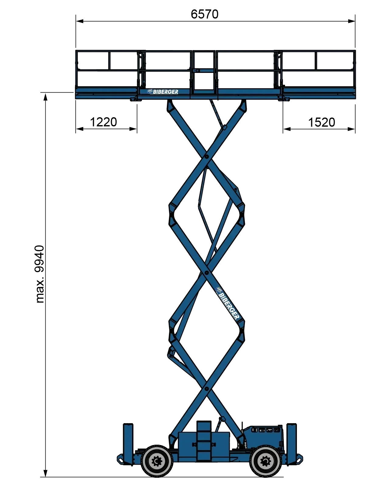 GS 3348 RT Mieten - BIBERGER