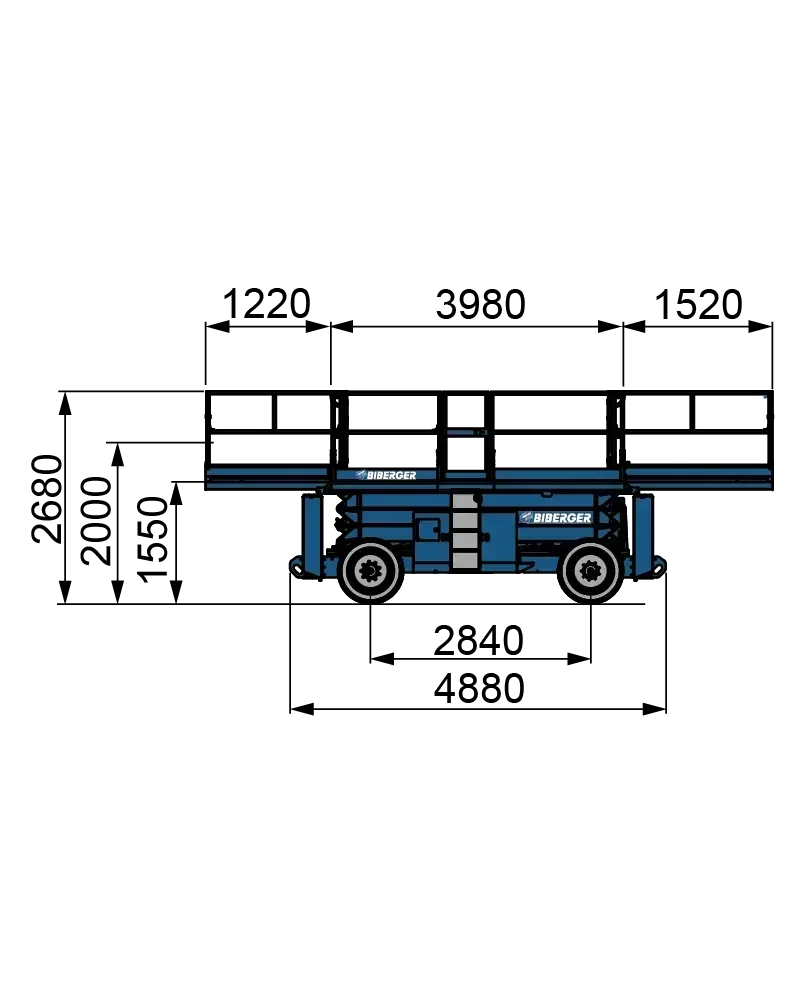 GS 3348 RT Mieten - BIBERGER