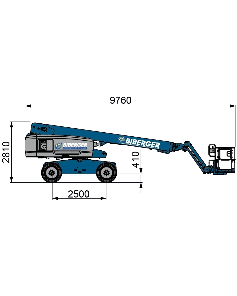 S65 XC 22m, Diesel, Gelände, kaufen, Schwerlast - BIBERGER