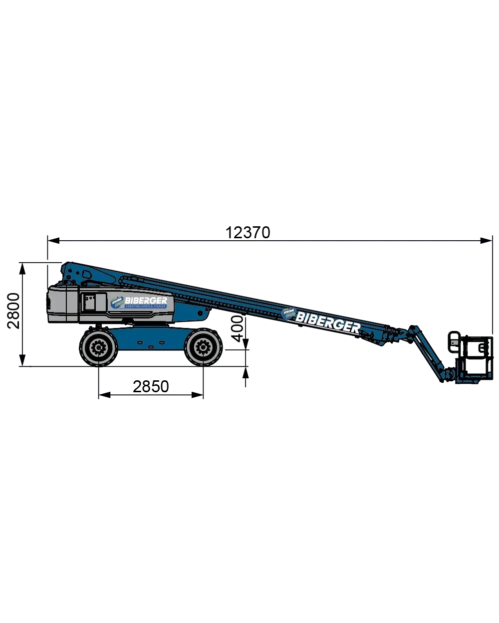 S85 XC 28m, Diesel, Gelände, kaufen, Schwerlast - BIBERGER