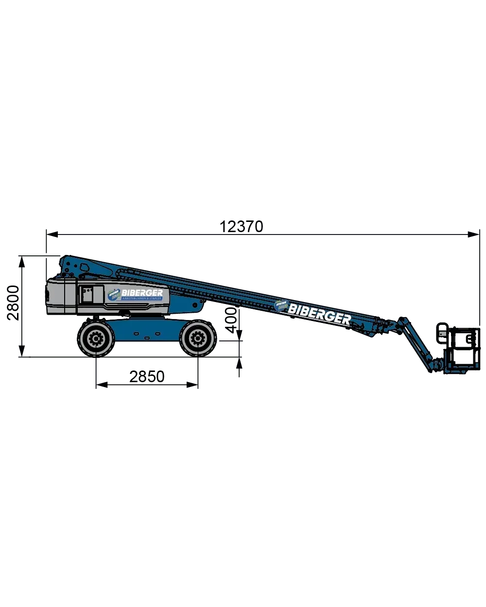 S85 XC 28m, Diesel, Gelände, kaufen, Schwerlast - BIBERGER