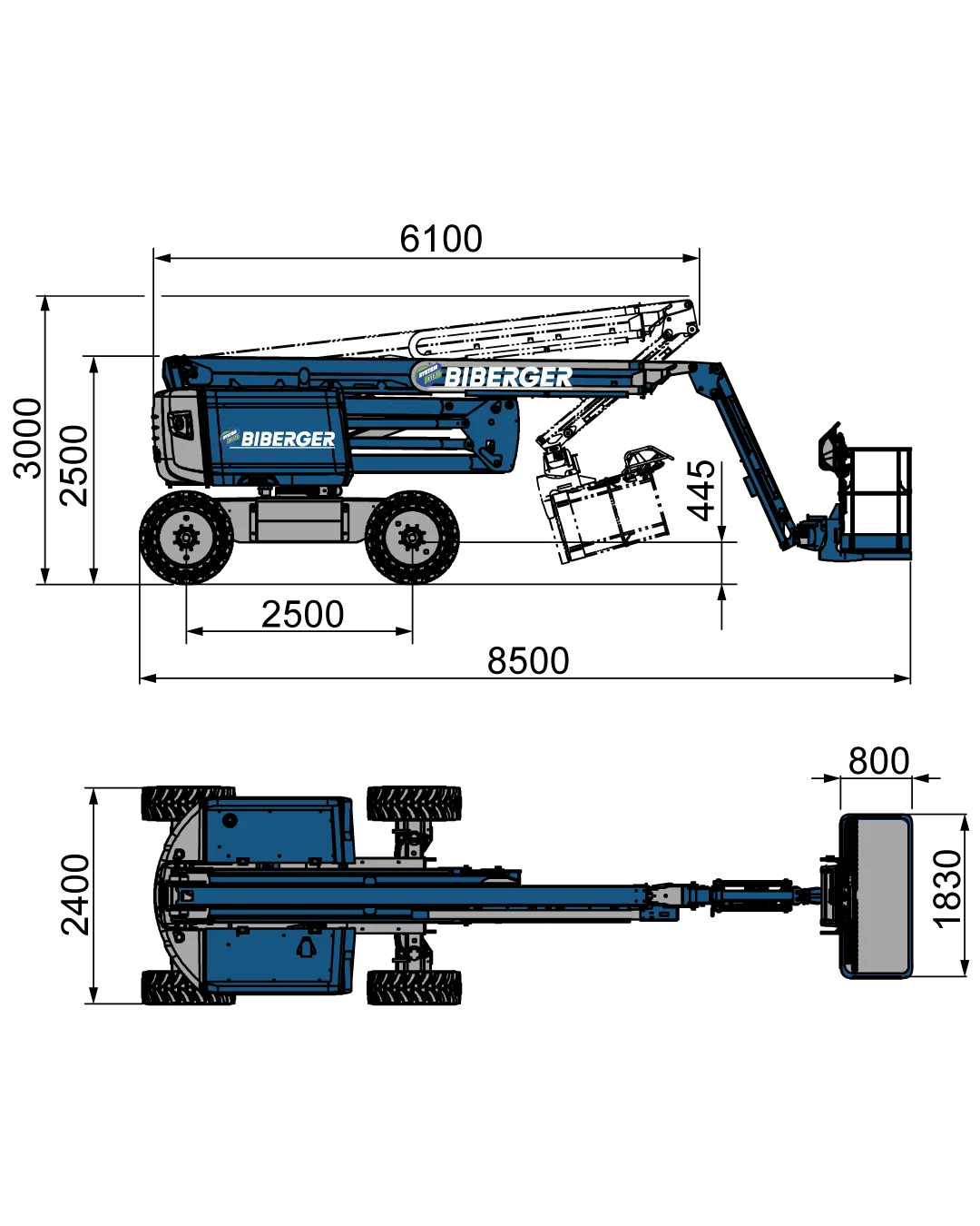 HA20 LE PRO Mieten - BIBERGER