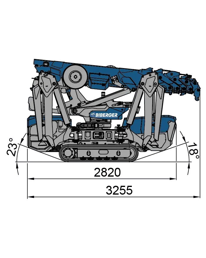 532 SPX + JIB 1000 2H1MX 17m, Elektro, Gelände, kaufen - BIBERGER