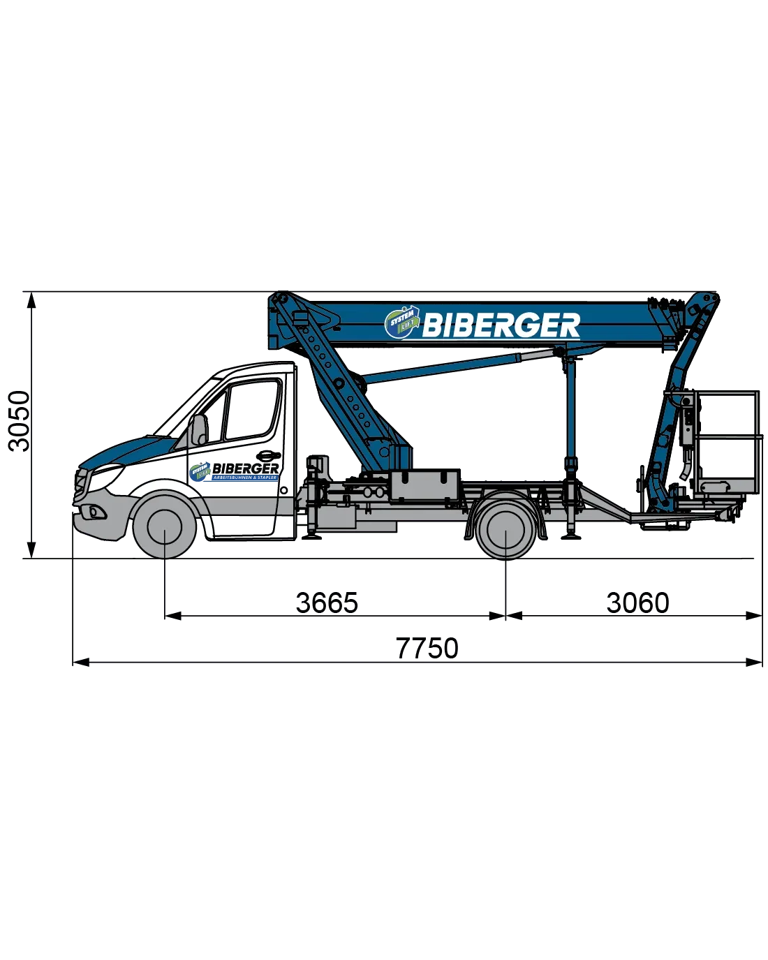 LK 250j 25m, Diesel, Mieten, Mobil - BIBERGER