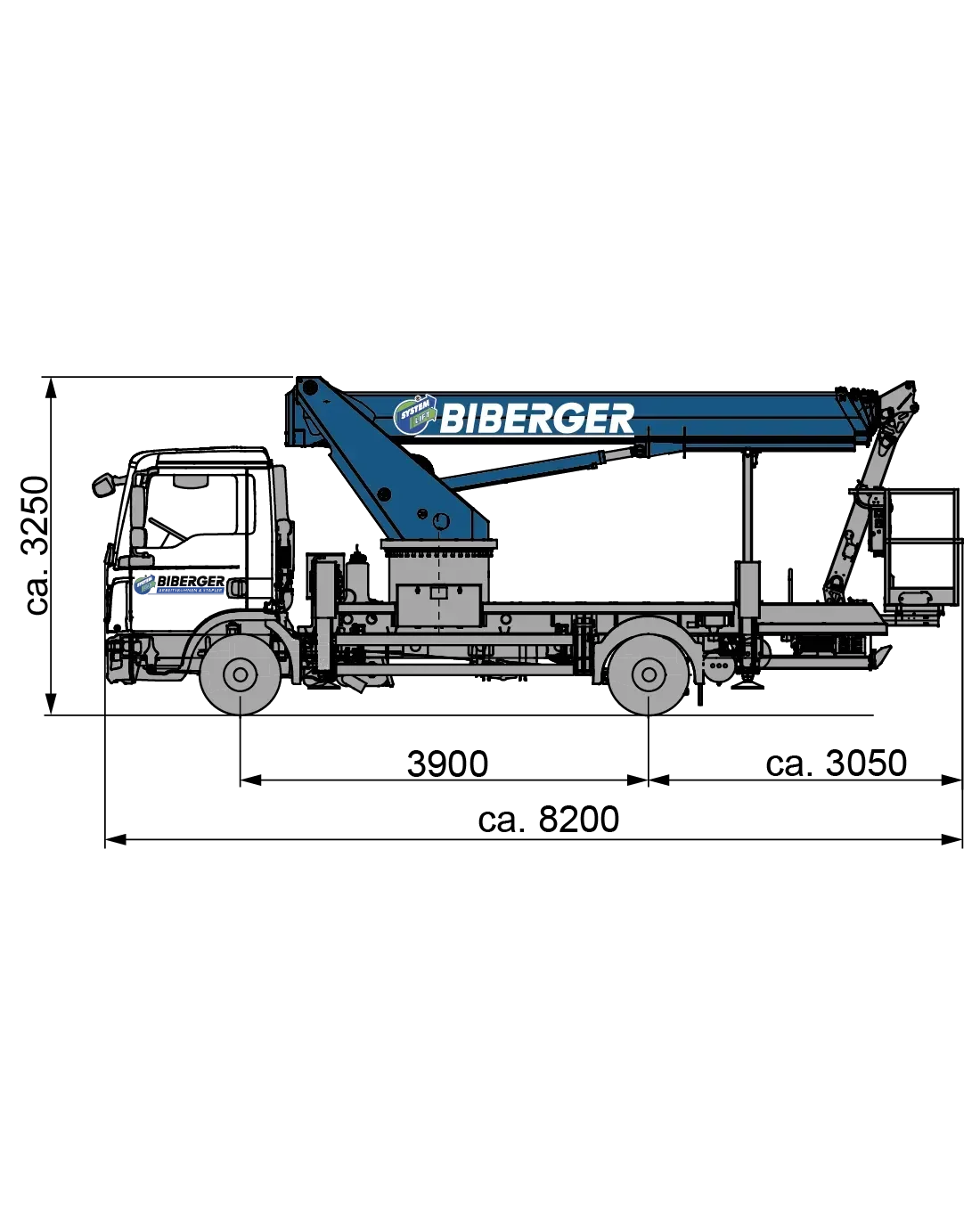LK 280c 28m, Diesel, Mieten, Mobil - BIBERGER
