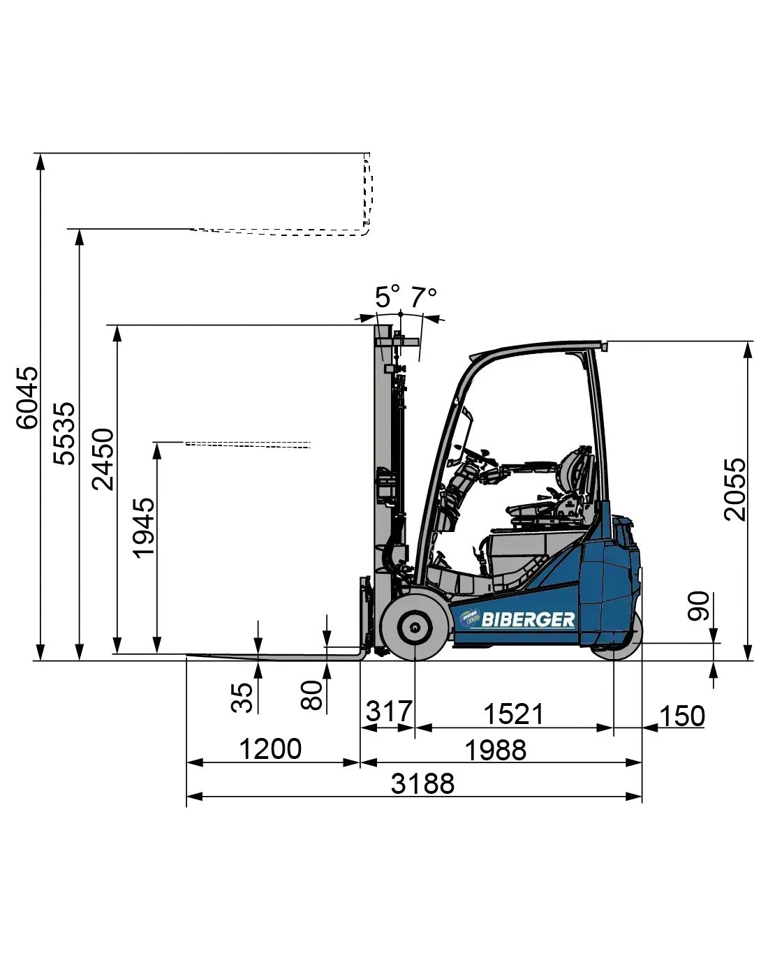 8FBE16T Mieten - BIBERGER