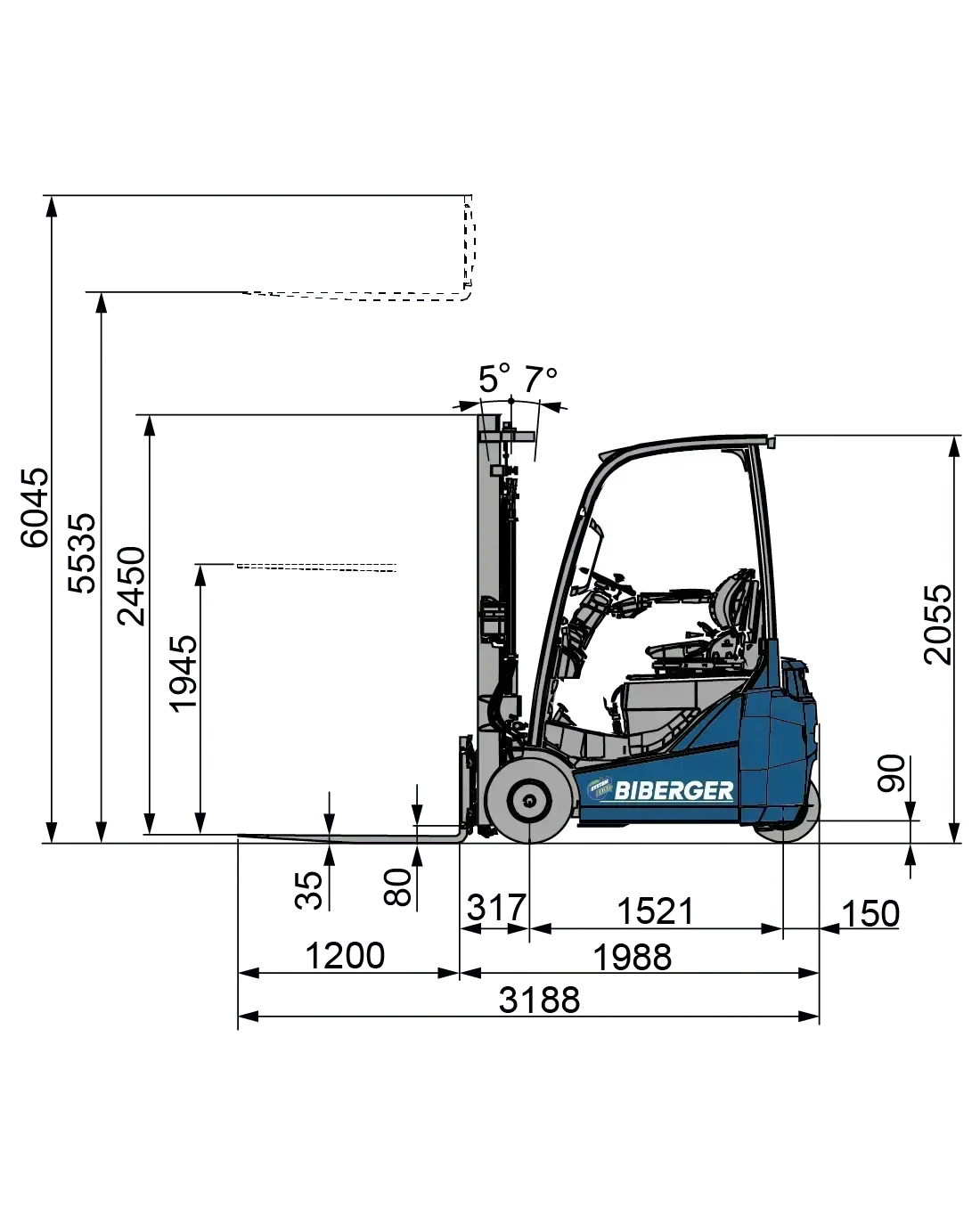 8FBE16T Mieten - BIBERGER