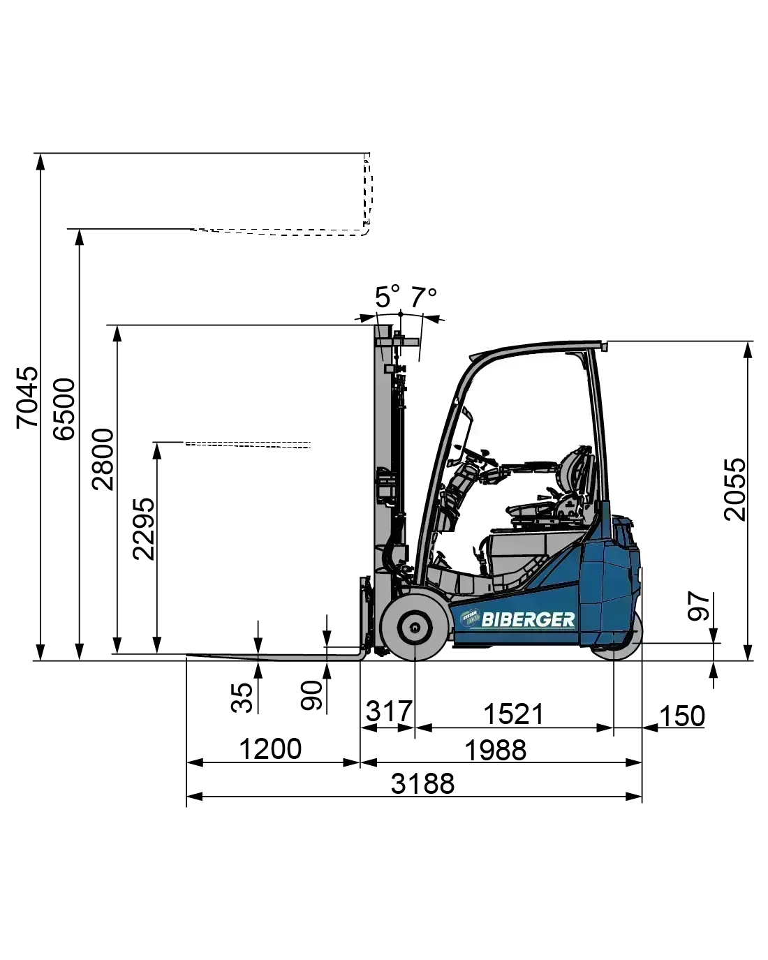 8FBM20T Mieten - BIBERGER