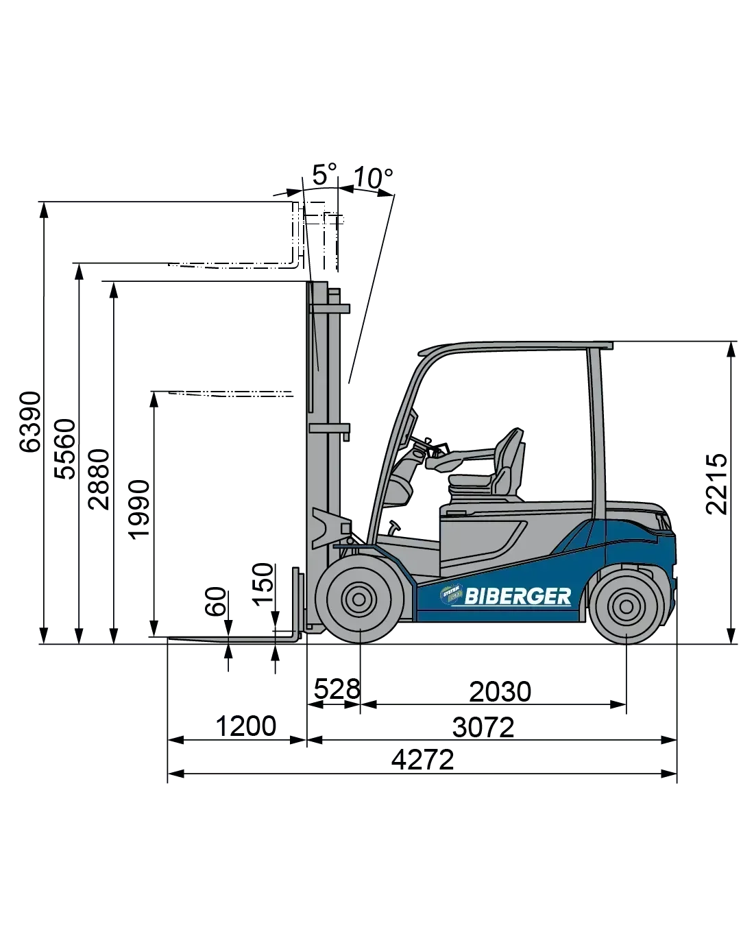 8FBMT50 - FSW 5500 elektrostapler, kaufen - BIBERGER