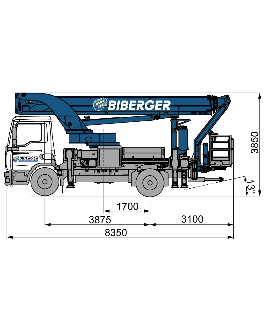 LK 370 37m, Mieten, Mobil - BIBERGER