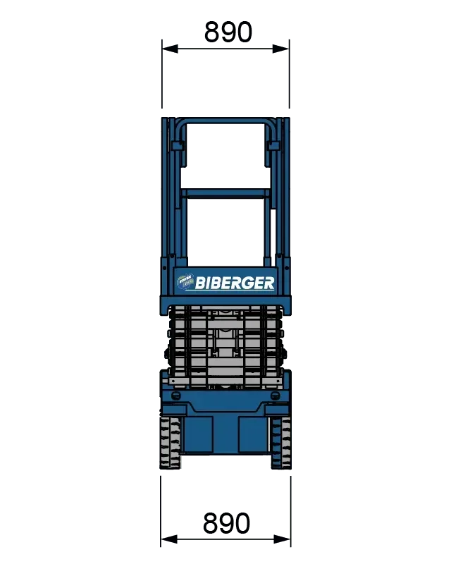 X14EN 14m, kaufen, Scherenbühne - BIBERGER