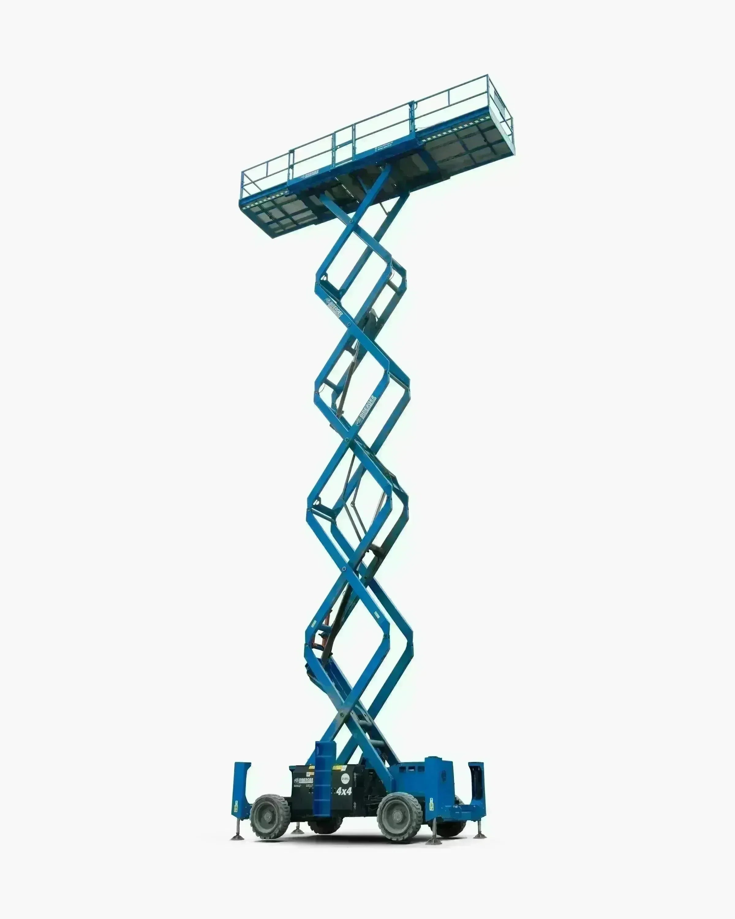 GS 4390 RT 14m, 15m, Gelände, kaufen, Megadeck, Scherenbühne - BIBERGER