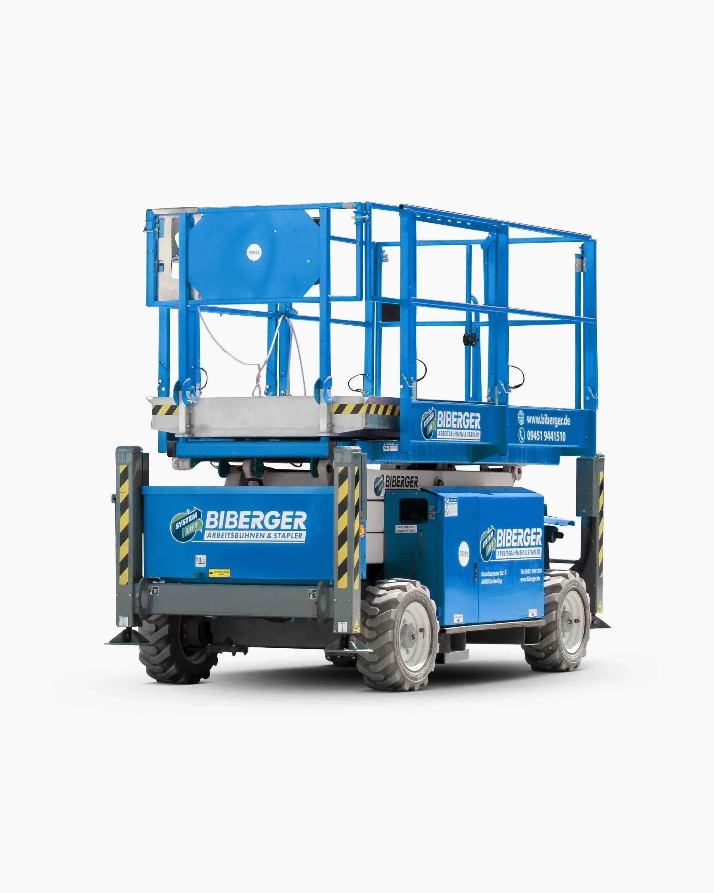 SB 80-H 8m, 9m, Hybrid, Mieten, Scherenbühne - BIBERGER