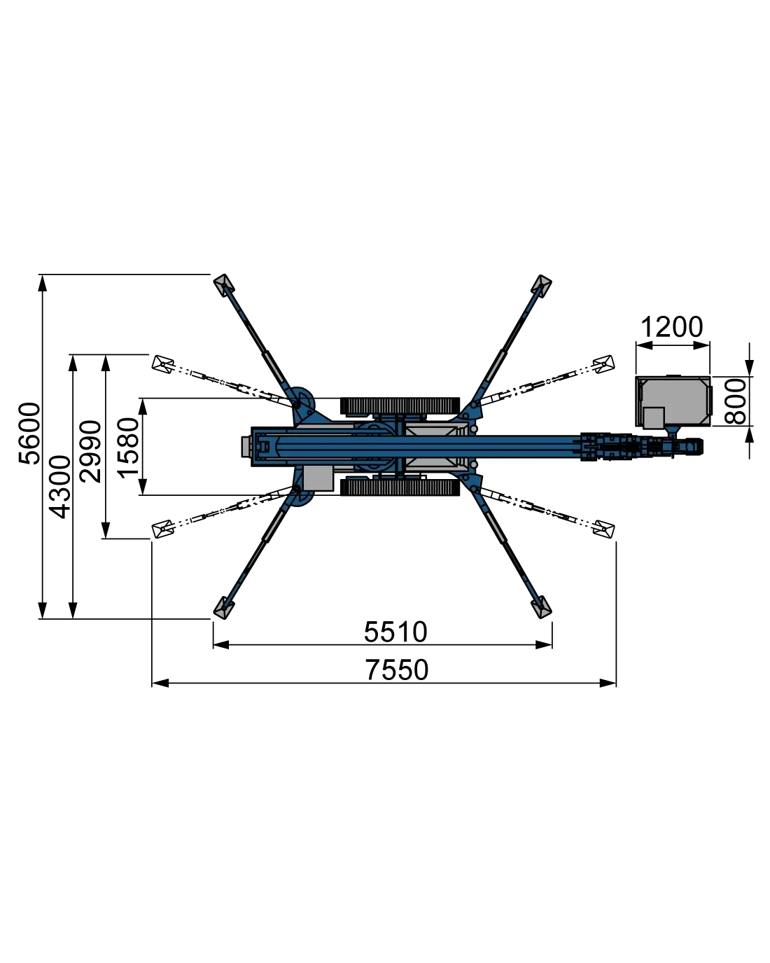 SPR 300-H 30m, Gelände, Hybrid, Kompakt, Mieten - BIBERGER