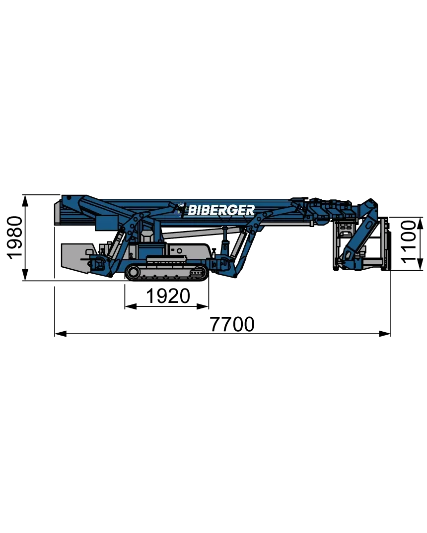 SPR 300-H 30m, Gelände, Hybrid, Kompakt, Mieten - BIBERGER