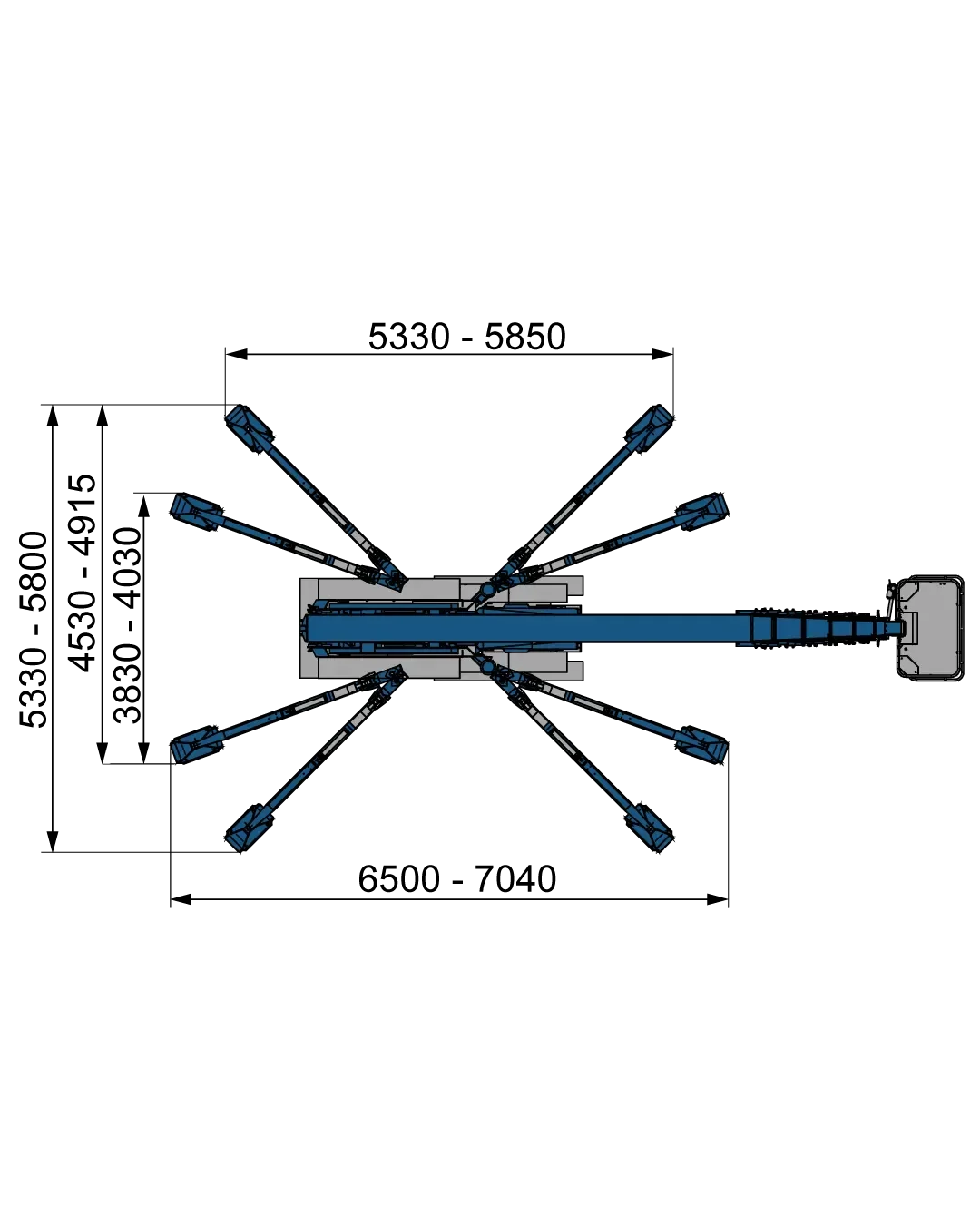 SPR 360-H 36m, Gelände, Hybrid, Mieten - BIBERGER