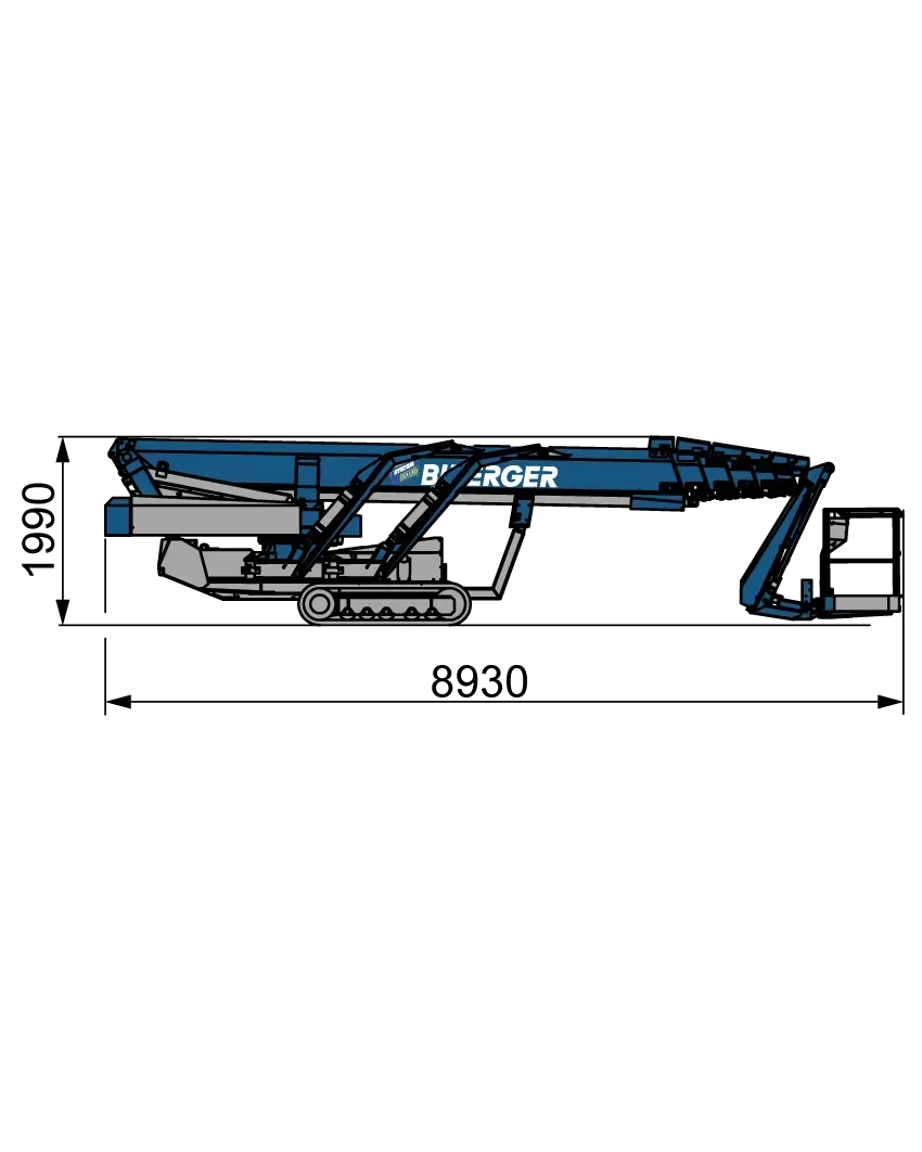 SPR 360-H 36m, Gelände, Hybrid, Mieten - BIBERGER