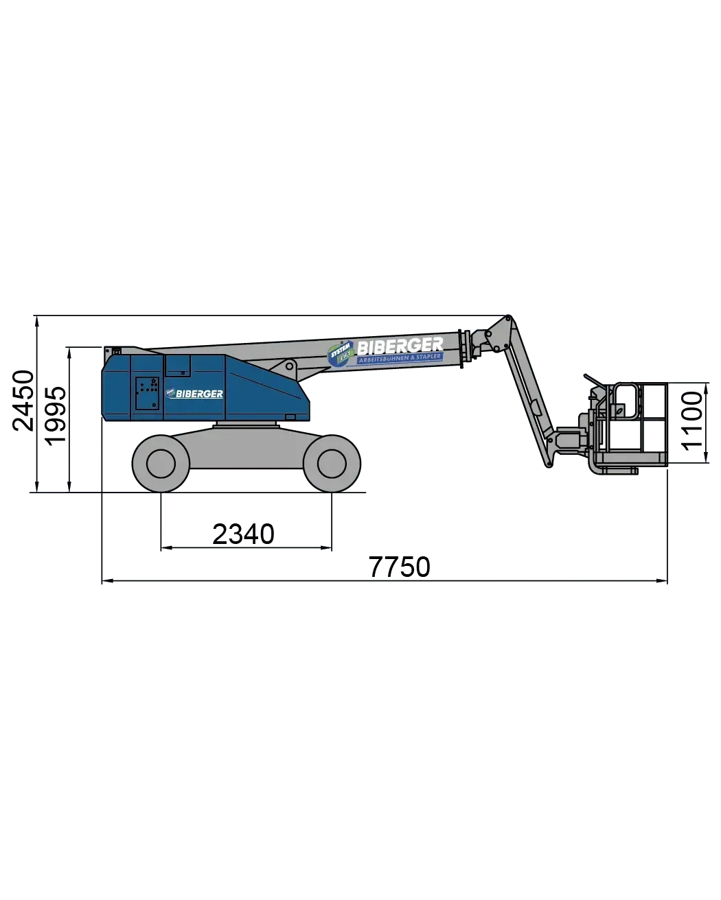 SP 14 DJ 16m, Diesel, Gelände, kaufen - BIBERGER