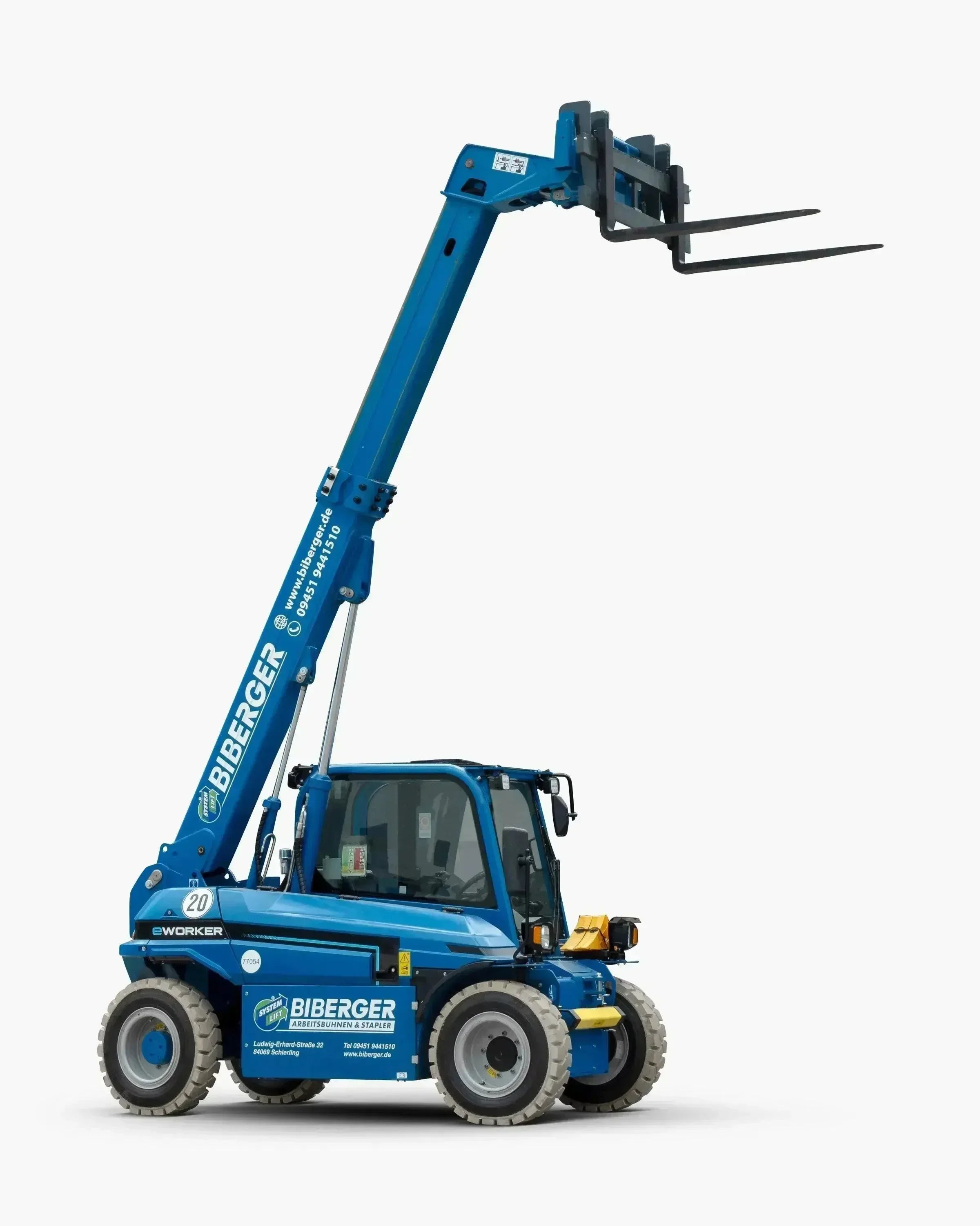E-Worker 25.5-90 2t, elektrostapler, Gelände, kaufen - BIBERGER