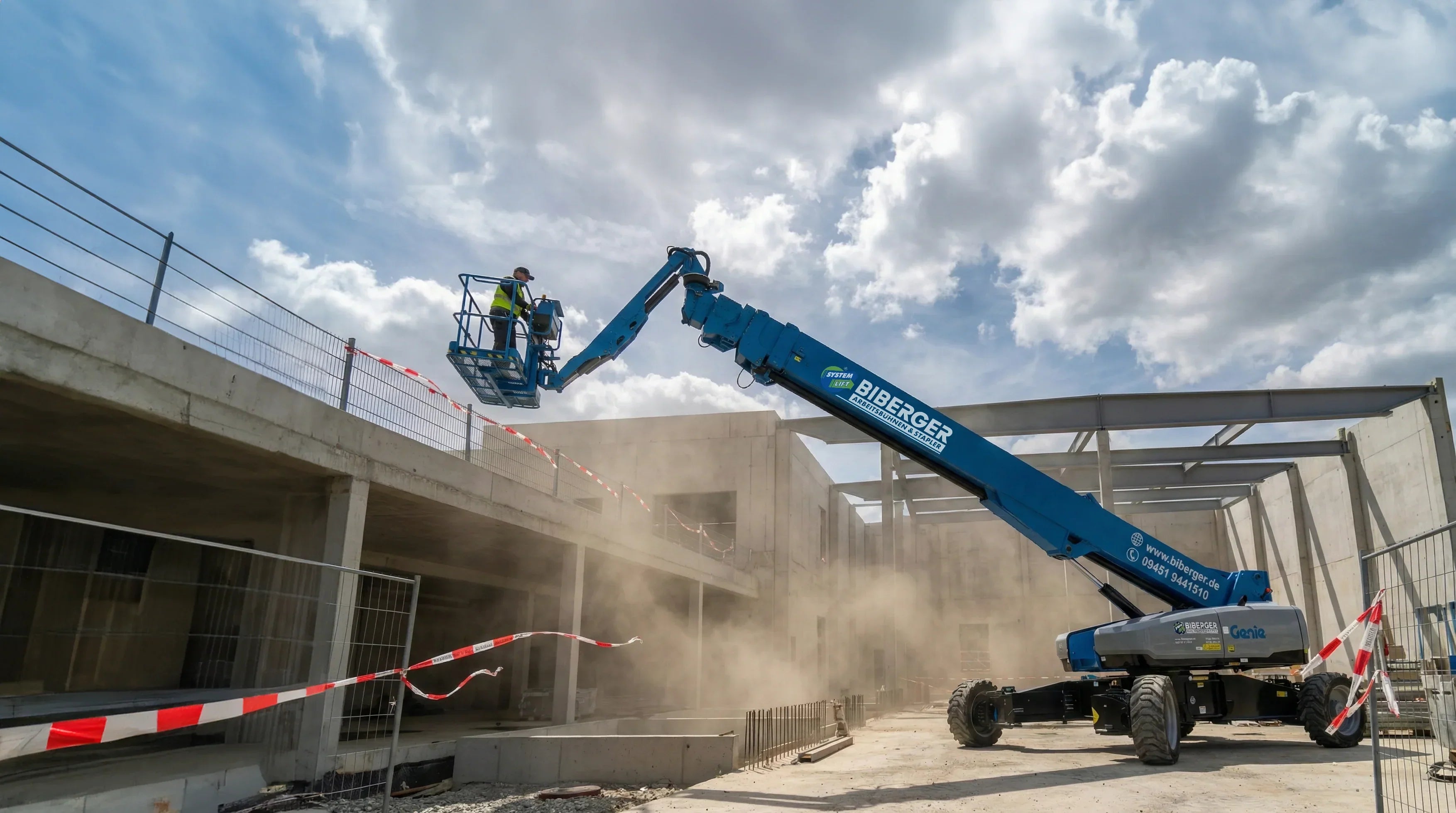 Wind und Arbeitsbühnen: Was Du für einen sicheren Einsatz unbedingt wissen musst