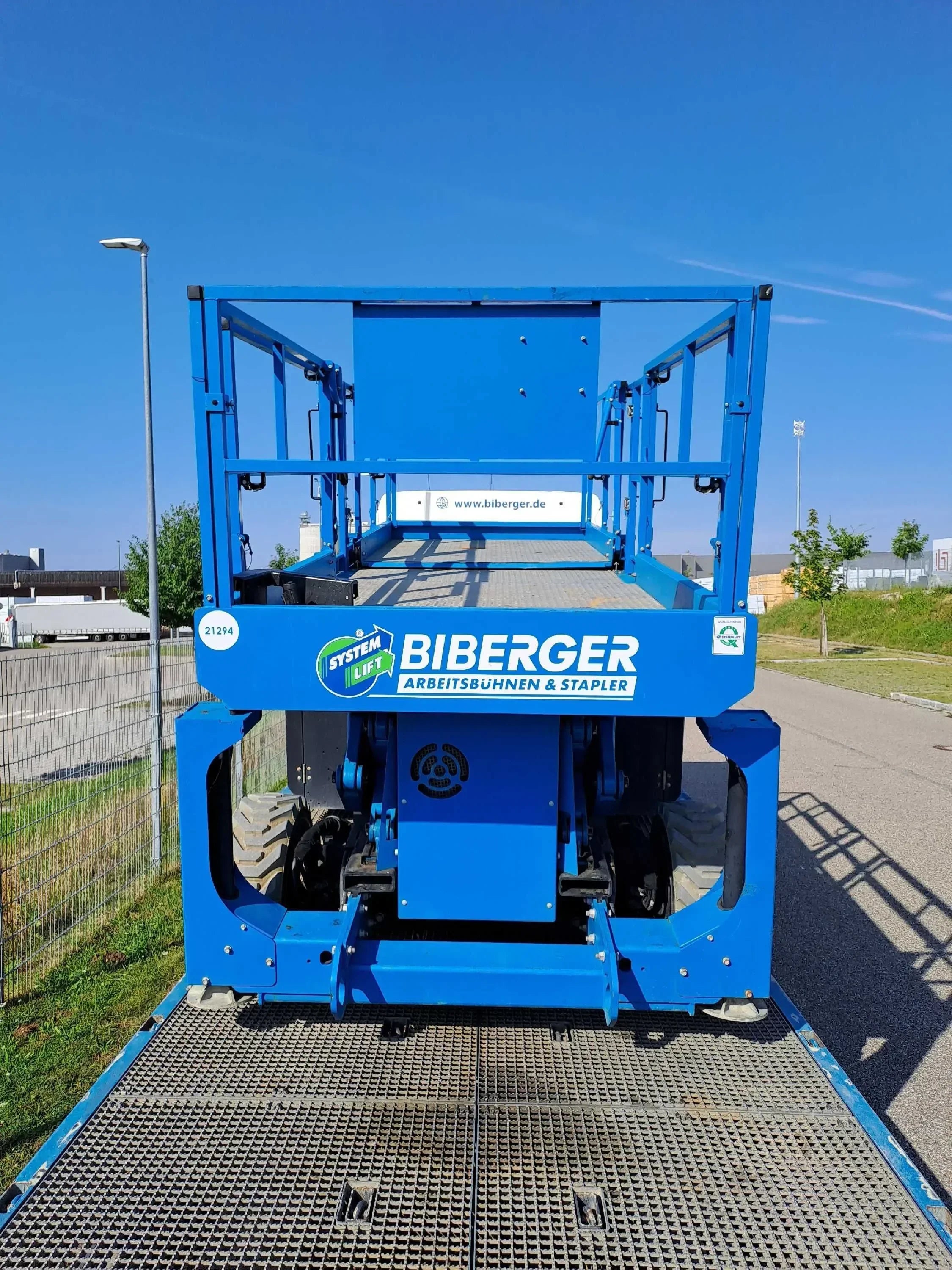 GS 3384 RT 12m, Gelände, kaufen, Megadeck, Scherenbühne, Schwerlast - BIBERGER