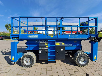 GS 3384 RT 12m, Gelände, kaufen, Megadeck, Scherenbühne, Schwerlast - BIBERGER