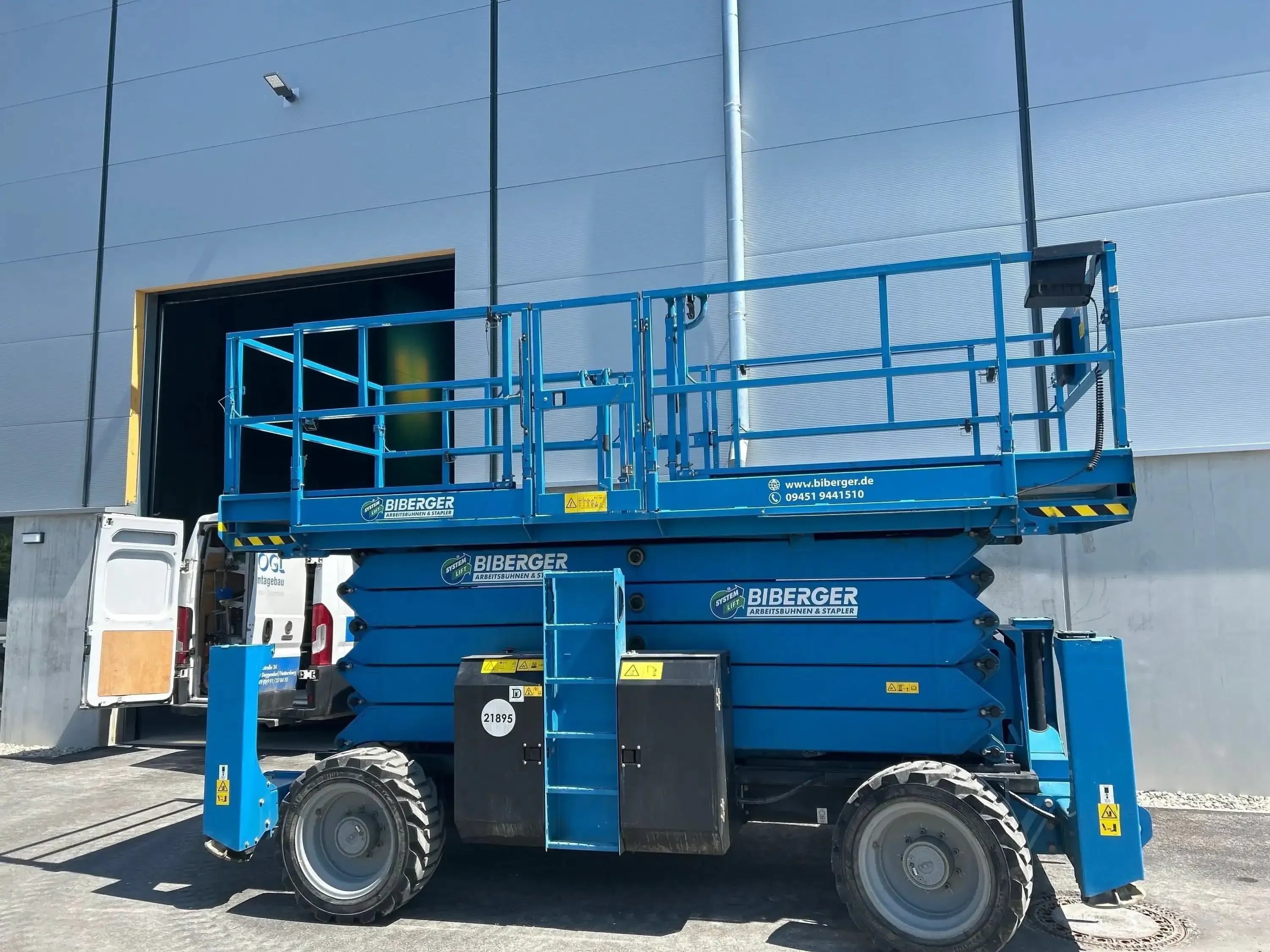 GS 5390 RT 18m, Gelände, kaufen, Megadeck, Scherenbühne, Schwerlast - BIBERGER