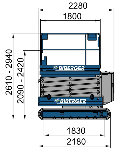 Almac BIBI 1090-BL EVO Mieten - BIBERGER