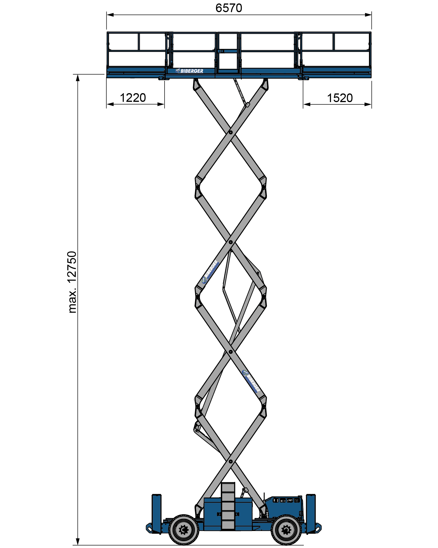 GS 4390 RT Mieten - BIBERGER