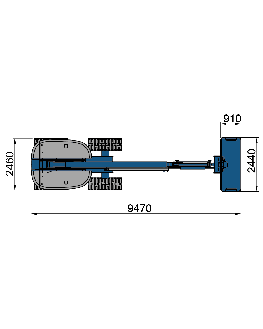 TB 160xTrax-D Mieten - BIBERGER