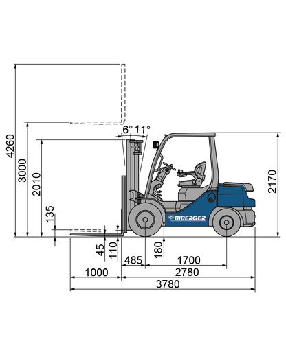 Biberger-Stapler-Mass-Toyota-Tonero-52-8FDF30-VS - BIBERGER