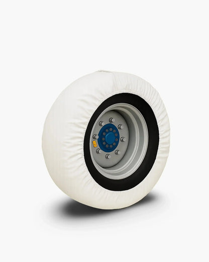 Wheel cover set for telehandlers