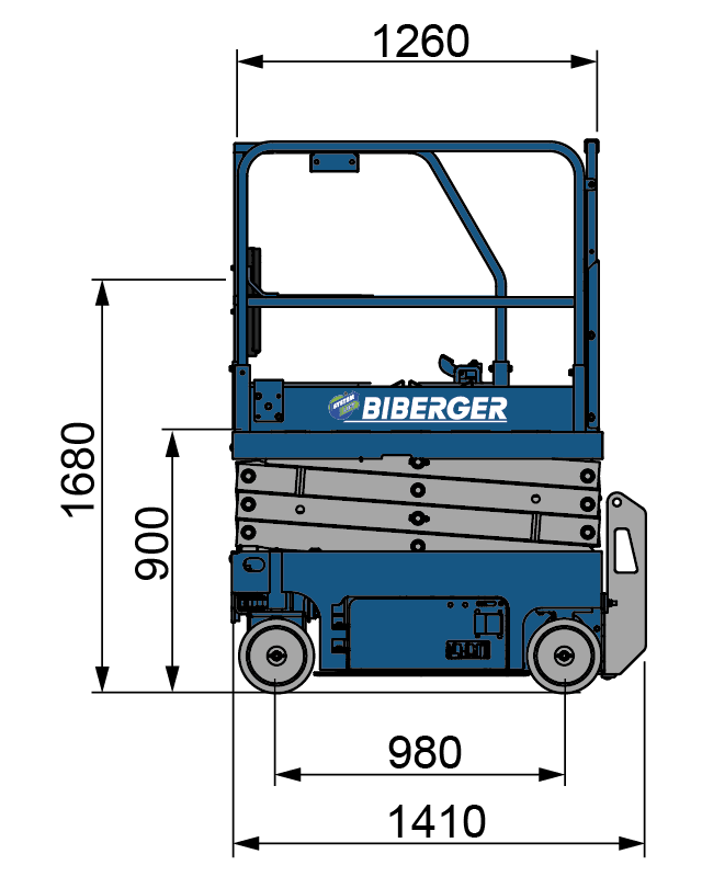 GS 1330m Mieten - BIBERGER